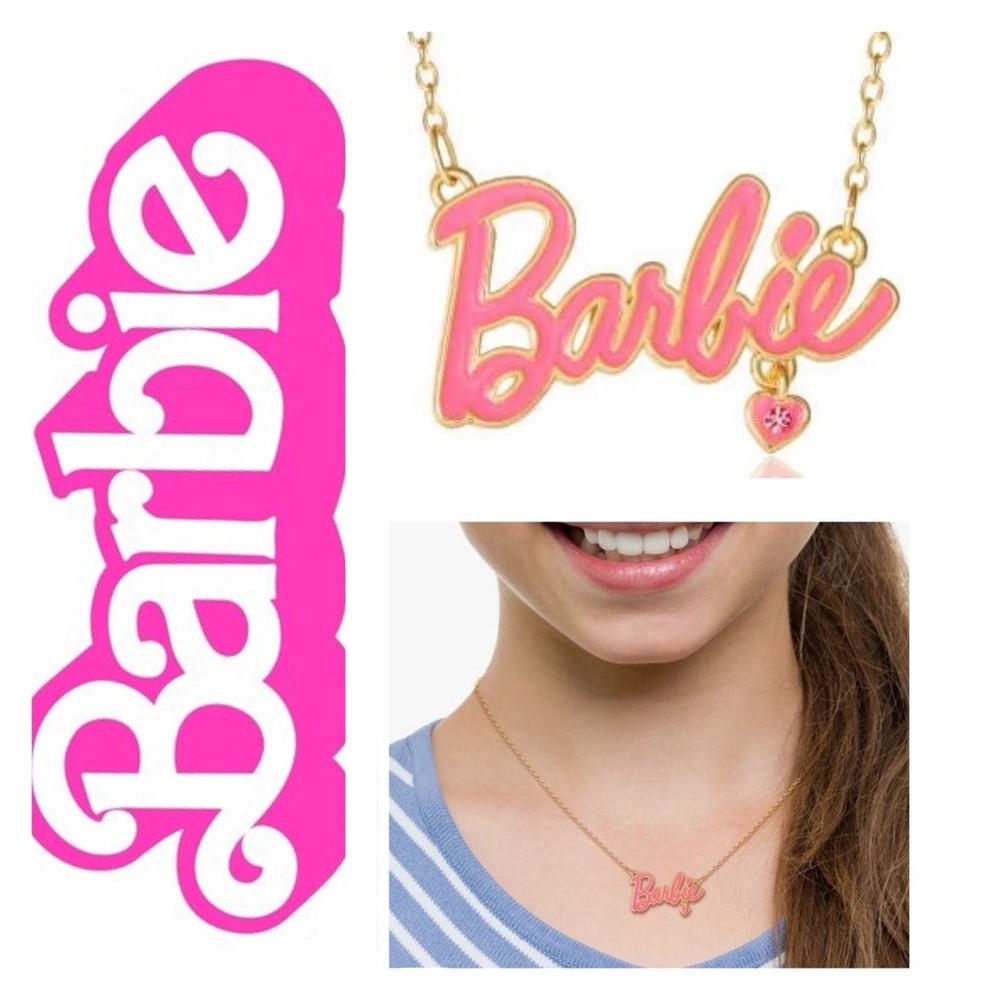 🐘🐘💓 18K Gold Plated Barbie Necklace